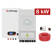 Система безперебійного живлення 8,0 кВт (інвертор) + 5,2 кВт·г (LiFePO4 акумулятор) + автоматика + впровадження