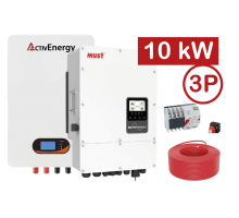 3-и фазна Система безперебійного живлення 10,0 кВт (інвертор) + 5,2 кВтГ (LiFePO4 акумулятор) + автоматика + впровадження