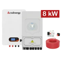 Система безперебійного живлення 8,0 кВт (інвертор) + 5,2 кВт·г (LiFePO4 акумулятор) + автоматика + впровадження